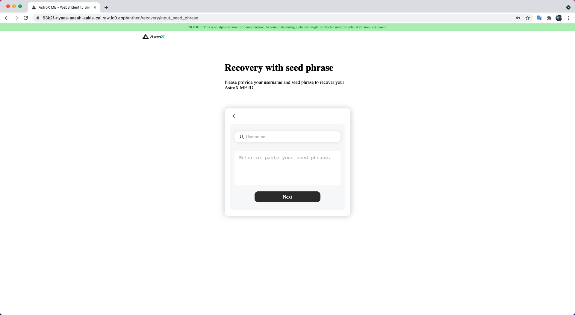 homepage